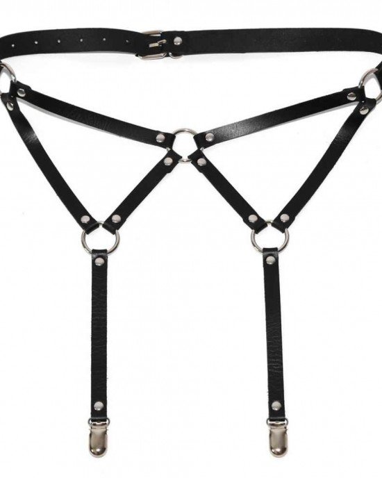 Leather Harness Cage belts